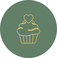 icone représentant un cupcake pour représenter l'hédonisme